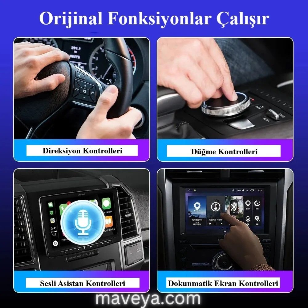 Kablosuz CarPlay Adaptörü